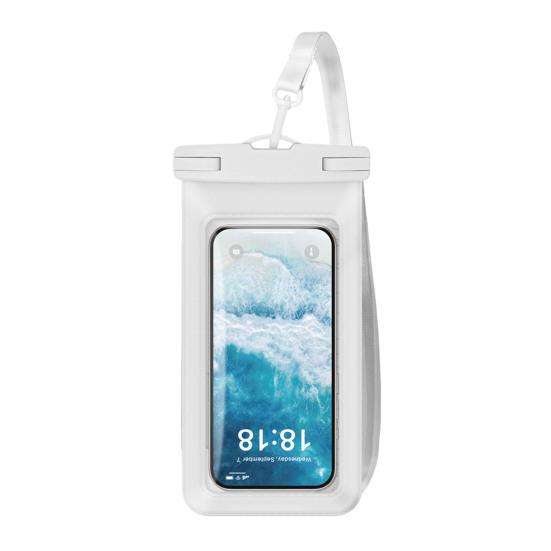 Waterproof Phone Pouch with Lanyard Touchscreen Clear Floating Cell Phone Dry Bag Case Protector Beach Kayak Cruise Travel