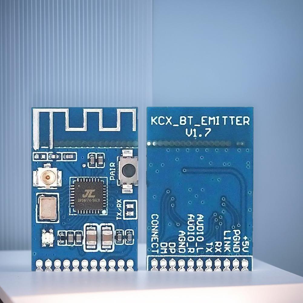 KCX_EMITER Модуль Bluetooth-совместимый 5.3 Модуль аудиопередатчика Стерео GFSK Трансивер Плата для наушников Стерео модуль