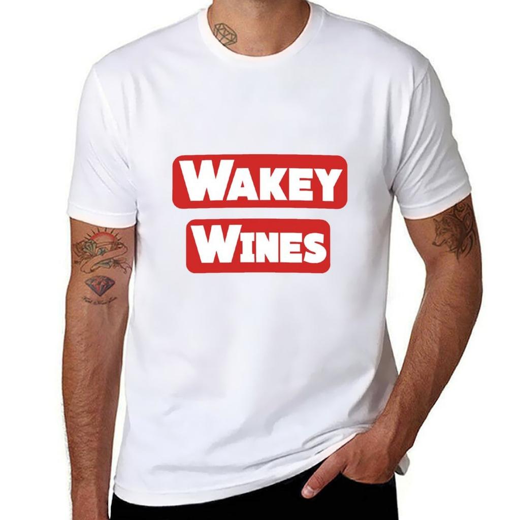 Wakey Wines For Drink Lover Tshirt Casual Basic Street Style Tshirt