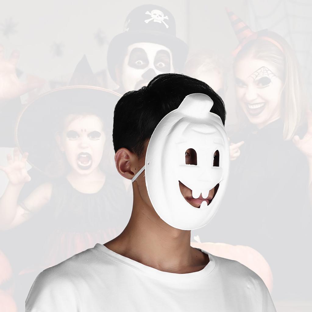  Белая маска для взрослых, пустая маска для рисования, костюм на Хэллоуин, аксессуар для вечеринки