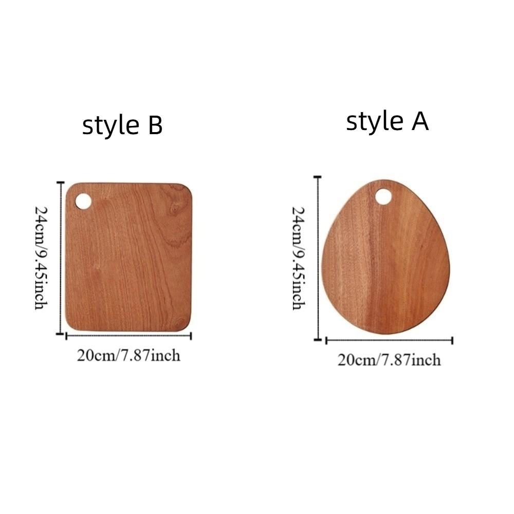 Solid Wood Ebony Chopping Board Thickened Checkerboard Cutting Board Travel