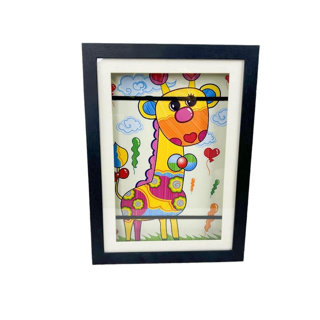KidsArtFrame: A4 Magnetic Flip Photo Frame for Children's Artwork and Oil Painting Display