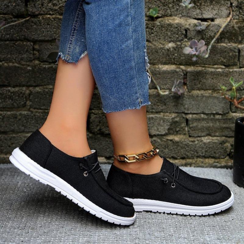 Повседневная женская обувь большого размера, новая весенне-осенняя обувь на плоской подошве с низким верхом