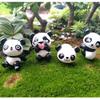 Набор из 8 штук/набор Панда Микро Ландшафт Смола Панда Мох Микро Ландшафтная Декорация Набор Материалов для DIY Маленькая Панда Украшение для Стола