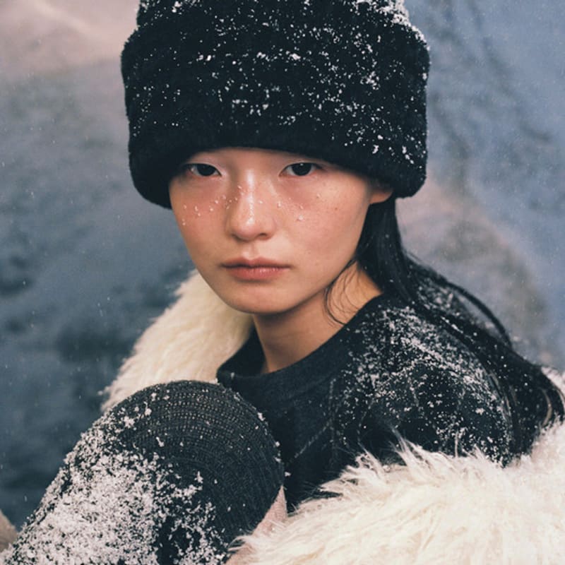 AWESOME NEEDS SUGARLOAF HAT_SNOW BLACK