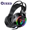 New USB Gaming Headset with Microphone 7.1 Channel Large Earmuffs Listening To Sound Debate Durable Headphones