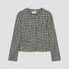  She S miSS  Check Tweed Jacket Swwjko31010 Bk