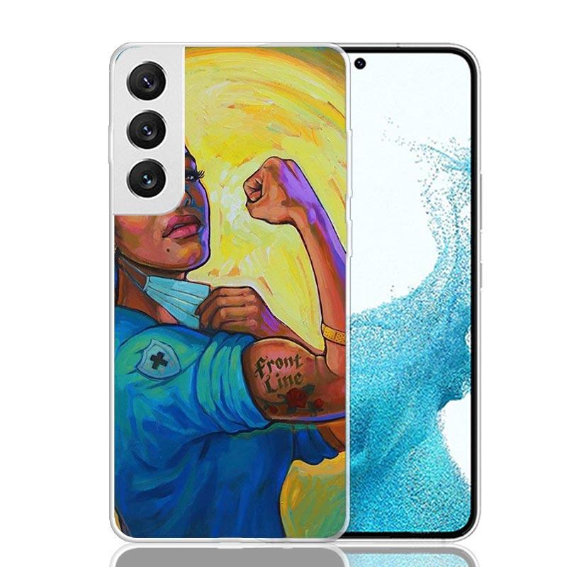 Medicine Nurse Doctor Phone Case For Samsung Galaxy S25 S24 S23 S22 S21 FE S20 Ultra S10 Plus Art Customized Coque Capa S24 S23