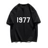 Retro Men Women Tshirts 100% Cotton T-shirt HIP HOP Brand Shirt 1977 Printed Vintage Short Sleeve Tees High Quality Tops