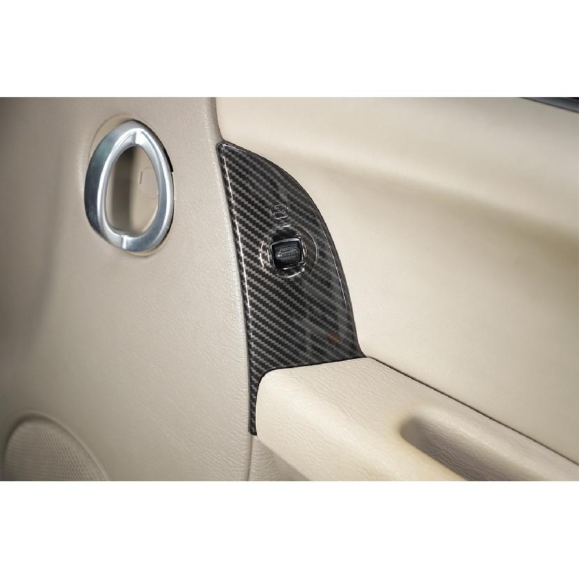 Car Door Window Lift Button Panel Decoration Cover Stickers for Jeep Liberty 1999-2007 Auto Interior Mouldings Accessories