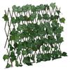 VidaXL Expandable Artificial Grape Leaf Trellis, Fence Screen, Privacy Screen, Garden Decoration 366582