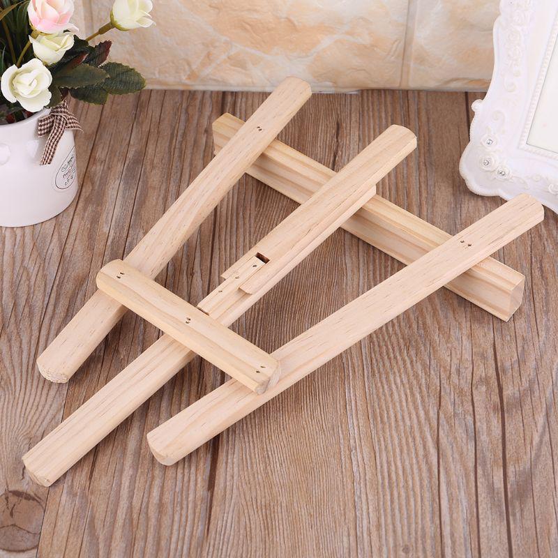 NEW Wood Table Easel Tablets Stand Easel Painting Craft Wooden Stand For Party Decoration Art Supplies