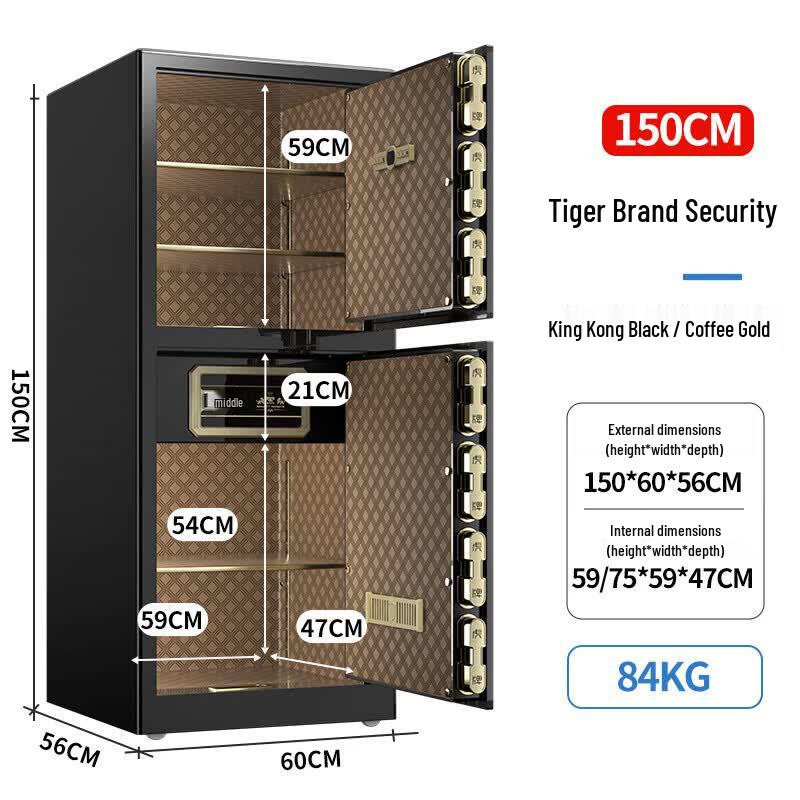 Tiger Brand Heavy-Duty Double Door Steel Safe