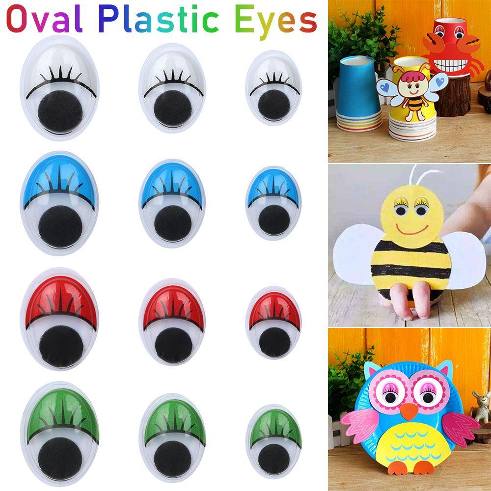 Animals Parts Plastic Plush Panda Eye 3D Dolls Accessories Wiggling Moving Eyes DIY Dolls Materials
