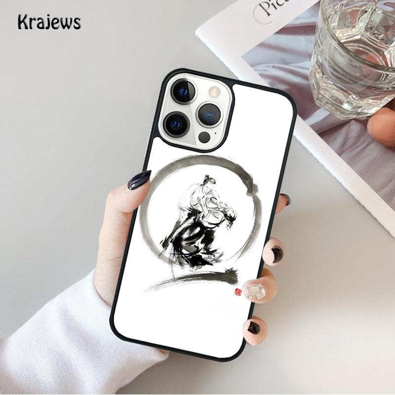Чехол для телефона с изображением японского боевого искусства Айкидо для iPhone 17 Air 16 15 14 Max Plus 11 12 13 Pro Max Чехол для телефона coque
