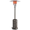 Outdoor Heater With Automatic Shut Off And Wheels 82x82x223 Cm Dark Brown