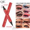 QIC Seal Color Eyeliner Pen Tail Wing Double -headed Seal Eyeliner