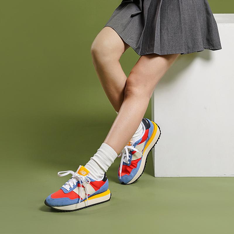 New Balance 237 Blue Red Yellow Women Sneakers Multi-Color WS237SD