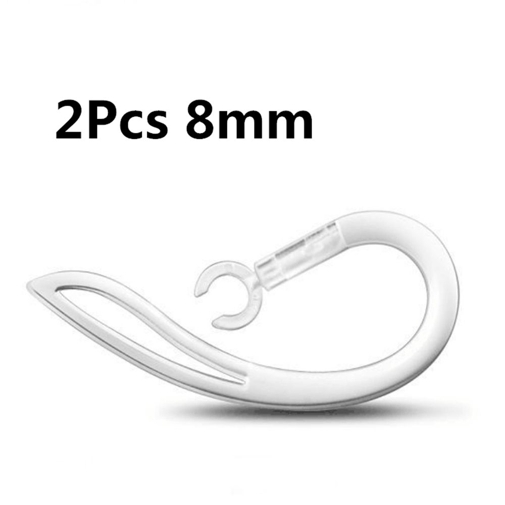 Портативная 6 мм 7 мм 8 мм 10 мм гарнитура прозрачная Bluetooth петля для заушного крючка сменный зажим для ушного крючка