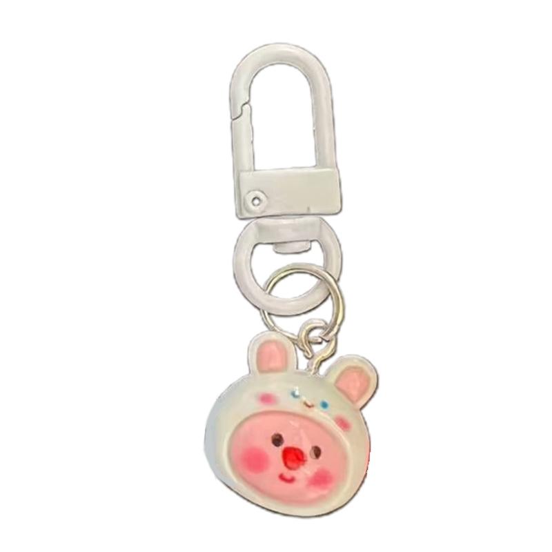 Милый брелок из смолы Брелок Loopy Смоляная мультяшная кукла Подвеска Милые аксессуары Идеальный подарок для женщины, девочек, детей