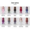 Бесшовный комплект из двух предметов для йоги и фитнеса с halter-топом для женщин
