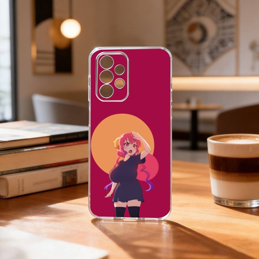 D-Dragon Maid Tohru Ilulu Phone Case For Samsung S25,S24,S21,S22,S23,S30,Ultra,S20,Plus,Fe Transparent Cover