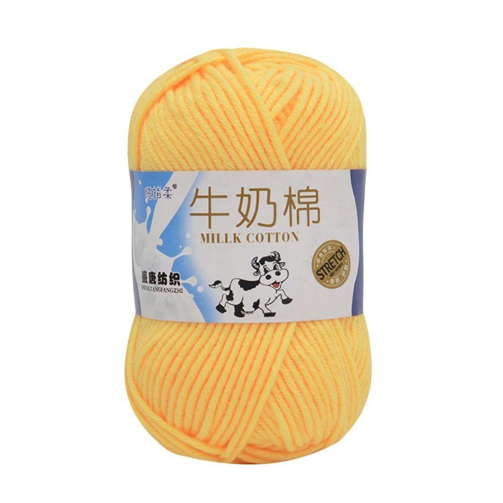 Cotton Wool Yarn DIY Cotton Yarn Warm Milk Cotton  Sofa Cushion