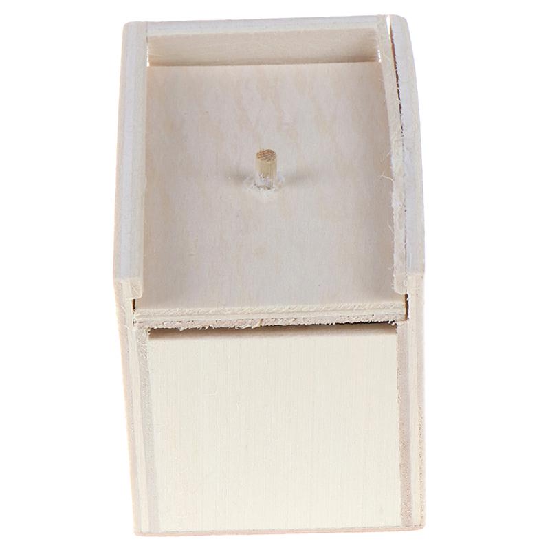 Funny Wooden Spider Box Hidden In Case Joke Gag Toy Halloween Gift