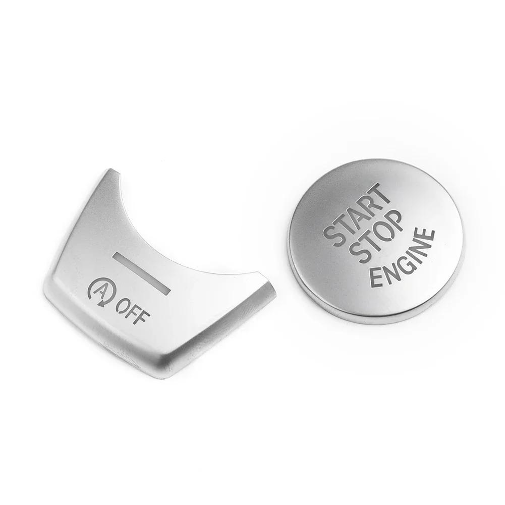 Добавьте немного роскоши к вашему BMW 5 серии F10 F07 с хромированными накладками на кнопки запуска и остановки двигателя (2pcs)