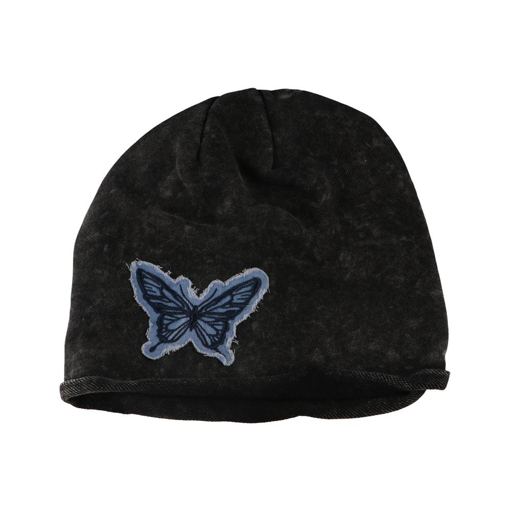 College Style Butterfly Beanies Patch Pullover Hat Punk Retro Skullies Female/Male