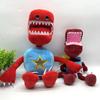 Мультяшная коробка Буу Игрушка Ужастик Вокруг куклы Красный робот Мягкая плюшевая кукла Украшение для комнаты Игрушки Праздничные подарки.