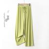 Women's Spring/Summer Ice Silk Wide-Leg Pants: High Waist, Slim Fit, Anti-Mosquito, Cool & Stylish