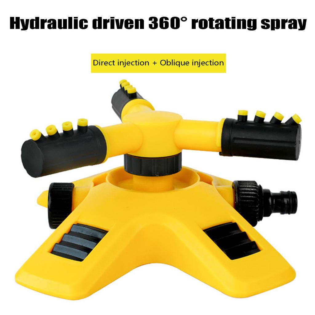 Вращающийся на 360 градусов спринклер для воды, автоматический спринклер для сада, вращающийся на 360 градусов