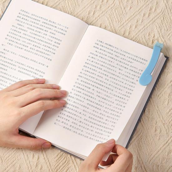3 шт. Автоматический зажим для закладки, мягкий силиконовый зажим для книги, легкий маркер для страниц, умный