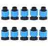 10Pcs 16Mm Drip Irrigation Tape End Plug Pipe Fitting Connectors Thread Lock
