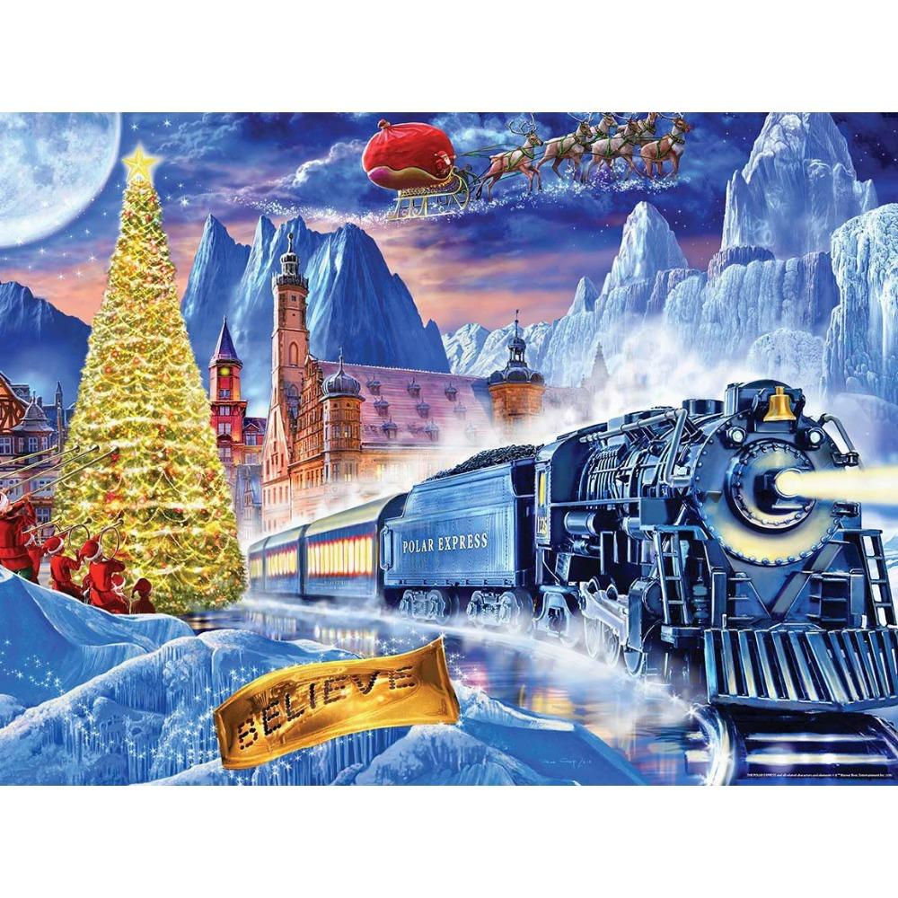 Алмазная живопись Art Full Drill Снежный дом Алмазная картина Ручная работа Снежный день Diy Алмазная мозаика Картина Украшение дома Рождественский подарок