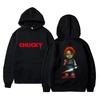2026 Hot Sale Horror Movie Play Chucky Hoodies Harajuku Hip Hop Streetwear Men Women Autumn Winter Soft Sweatshirt Loose Cozy and Versatile