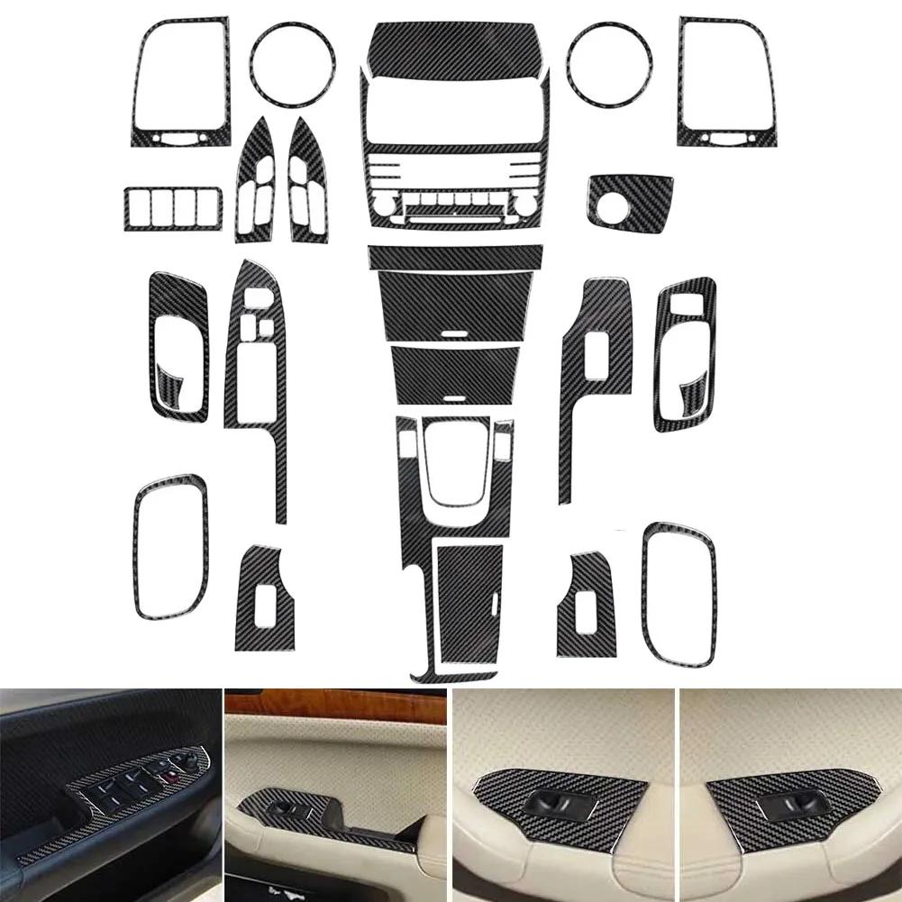 Добавьте спортивный вид вашему Acura для TSX 2004 2008 с полным комплектом отделки салона из углеродного волокна, наклейками 27 шт.
