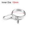 10Pcs/set Spring Clips Pipe Clips Fuel Line Tube Spring Clips Durable Hose Clamp  Motorcycle Scooter