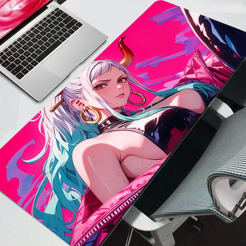 Mouse Pad One Piece Anime Gamer Large XXL Tablet Varmilo Keyboard Carpet Kawaii Gaming Accessories Mousepad Durable xxl