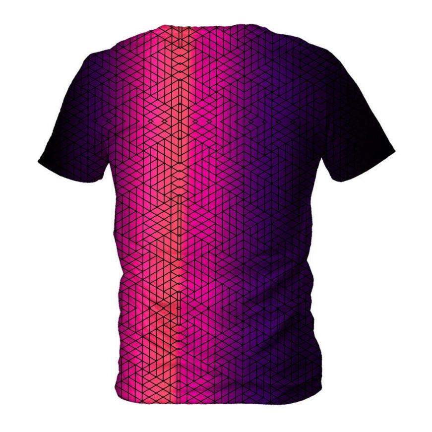 Men Summer O Neck Short Sleeve 3d Printed T Shirt Casual Breathable Tops