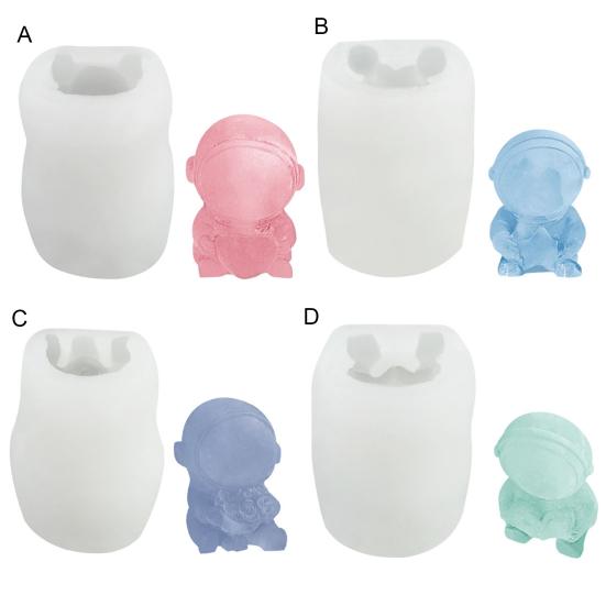 Прочный антипригарный многоцелевой силикагель в форме космонавта, создатель кубиков льда для виски, создатель ледяных шариков