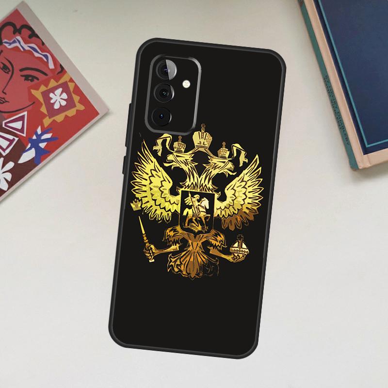 Россия Русский Герб Чехол Для Samsung Galaxy A17 A15 A54 A34 A14 A13 A23 A33 A53 A52 A32 A12 A56 A36 A16 A35 A55