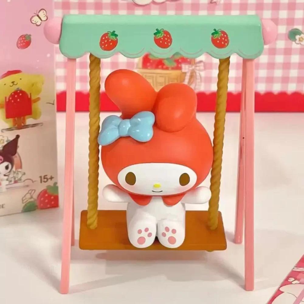 K Sanrio Персонажи Клубничное Поместье Серия Слепой Бокс Куроми Моя Мелоди Синнаморолл Персонаж Модель Пом Пом Пурин Кукла Подарок Игрушка