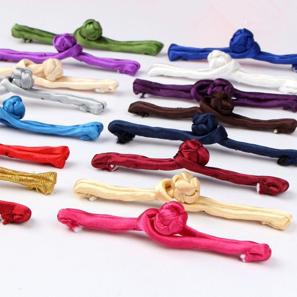 Ribbon Sewing Closure Cheongsam Buttons Button Pankou Handmade for Tang Suit Chinese Knot Frog