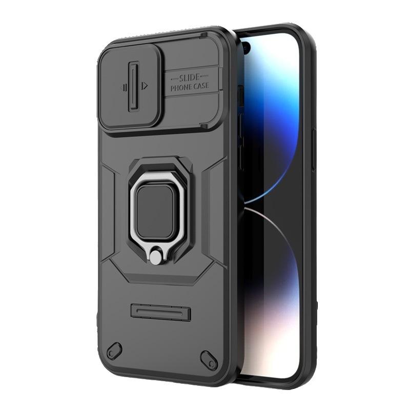 Для iPhone 15 16 Чехол-кольцо Пантера Apple 17 Pro Max Чехол-окно Боевой Медведь