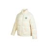 Solid Color Logo Embroidered Stand Collar Zipper Cotton Jacket Women Jackets White VN0A7YII3KS