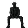Home Decoration Tuxedo Man Sculpture Minimalist Sitting Man Figurine Elegant Magician Statue  Desk