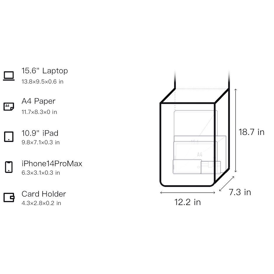 New FILA Fabric Backpack Extra Small Men's Jet Black F13M439106FBK