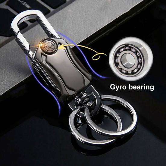 Key Organizer Heavy Duty Multifunctional Keychain Carabiner Clip Bottle Opener Portable Lightweight Fidget Spinner